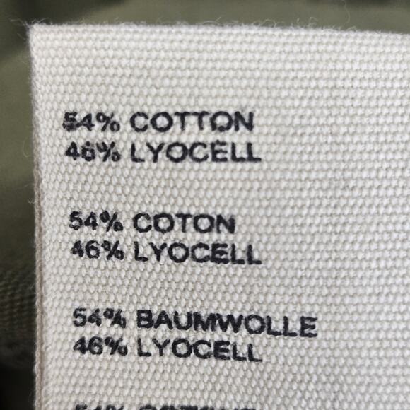 Free People Isla Jumper Womens 10 Flight Suit Aviator Olive Green Cotton Lyocel - Picture 11 of 14